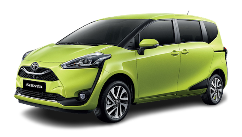 รถยนต์ Toyota รุ่น Sienta 1