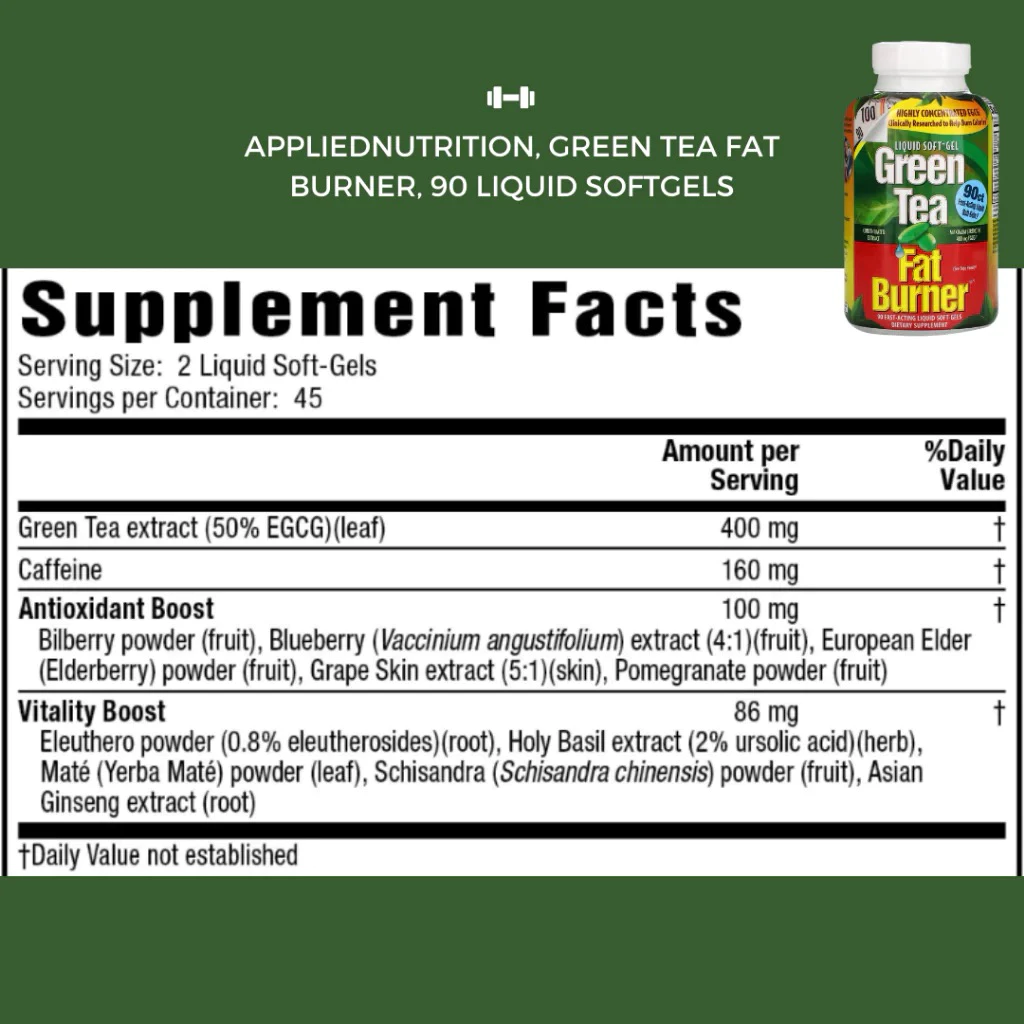 Green Tea Fat Burner 4