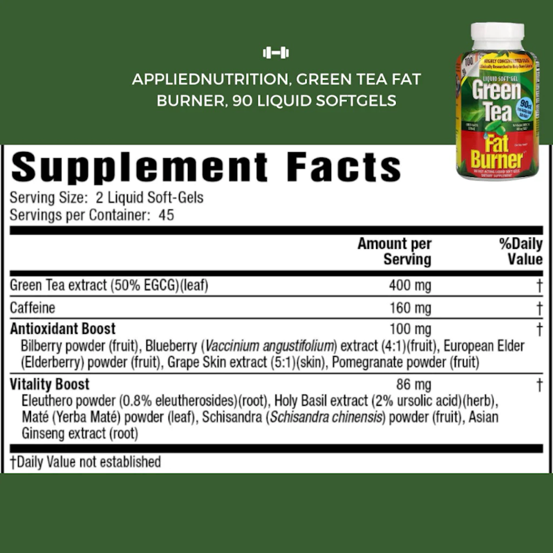 Green Tea Fat Burner 4