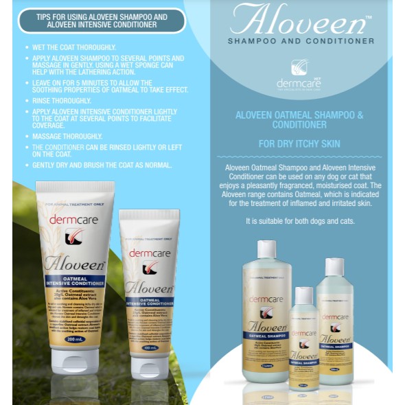 แชมพูสำหรับบำรุงขน Aloveen Oatmeal Shampoo 2
