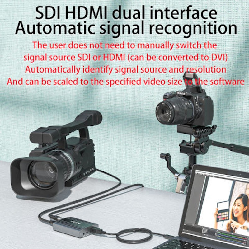 Capture Card USB3.0 SDI HDMI 1080P 60FPS 3