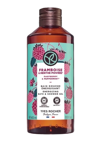 Raspberry & Peppermint Energizing Bath & Shower Gel 1