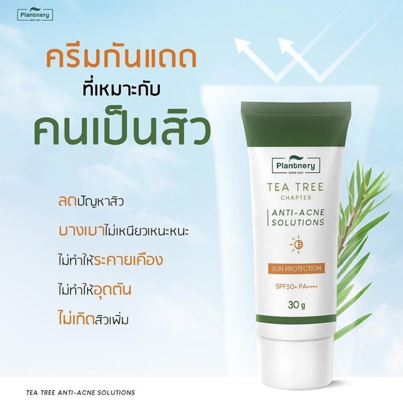 Tea Tree Sunscreen Acne Oil Control SPF 50+ PA++++ 3