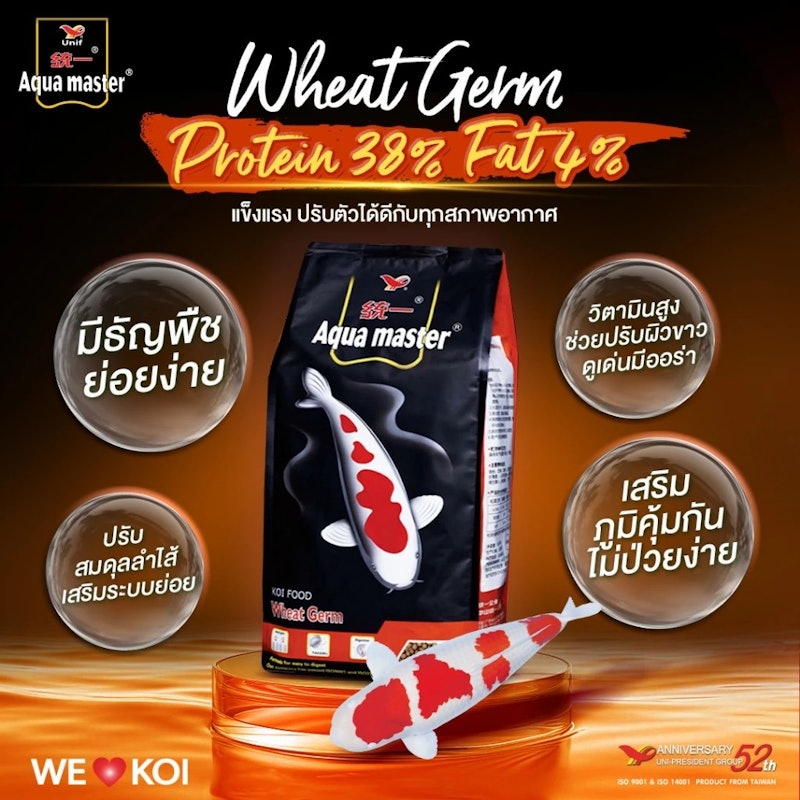 อาหารปลาคาร์ฟ Wheat Germ 2
