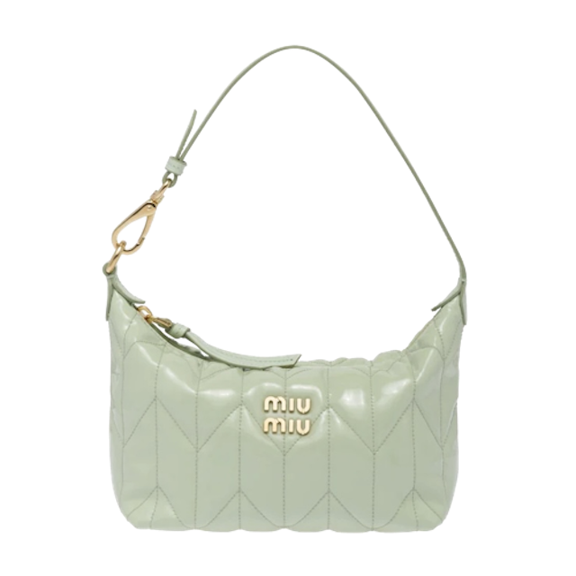 Miu Spirit matelassé ciré mini-bag 1