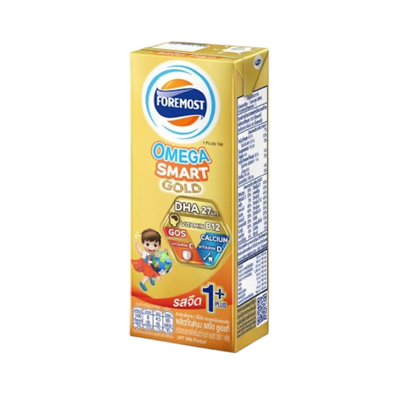 Omega Smart Gold 1 Plus Plain นมยูเอชที รสจืด 1
