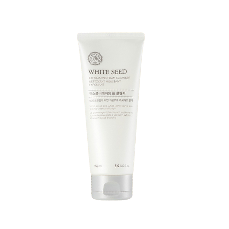 The Face Shop White Seed Exfoliating Foam Cleanser 1