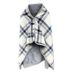 2 in 1 Poncho Fleece Blanket