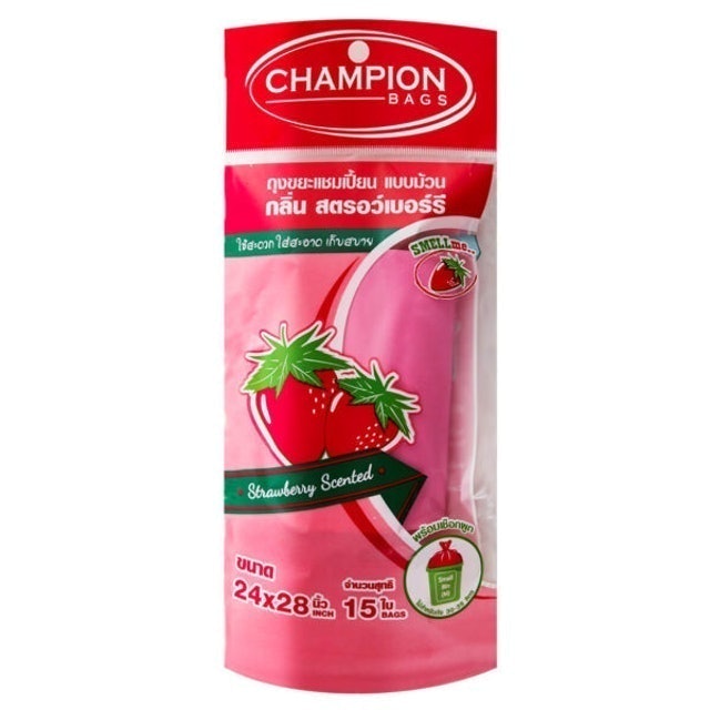 ถุงขยะ CHAMPION แบบม้วน มีกลิ่นหอม 4