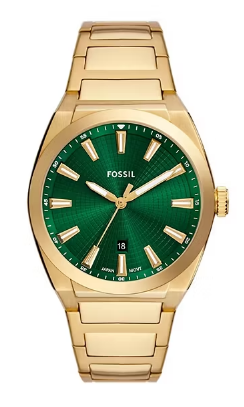 Analog Green & Stainless Steel Men's Watch  1