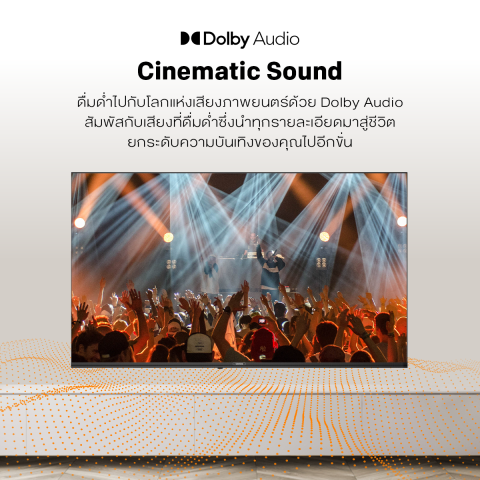 Smart TV 32 นิ้ว HD Ready LED Dolby Audio Eye Care 2