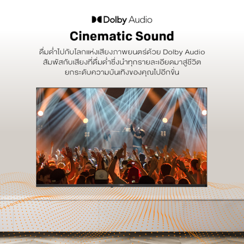 Smart TV 32 นิ้ว HD Ready LED Dolby Audio Eye Care 2