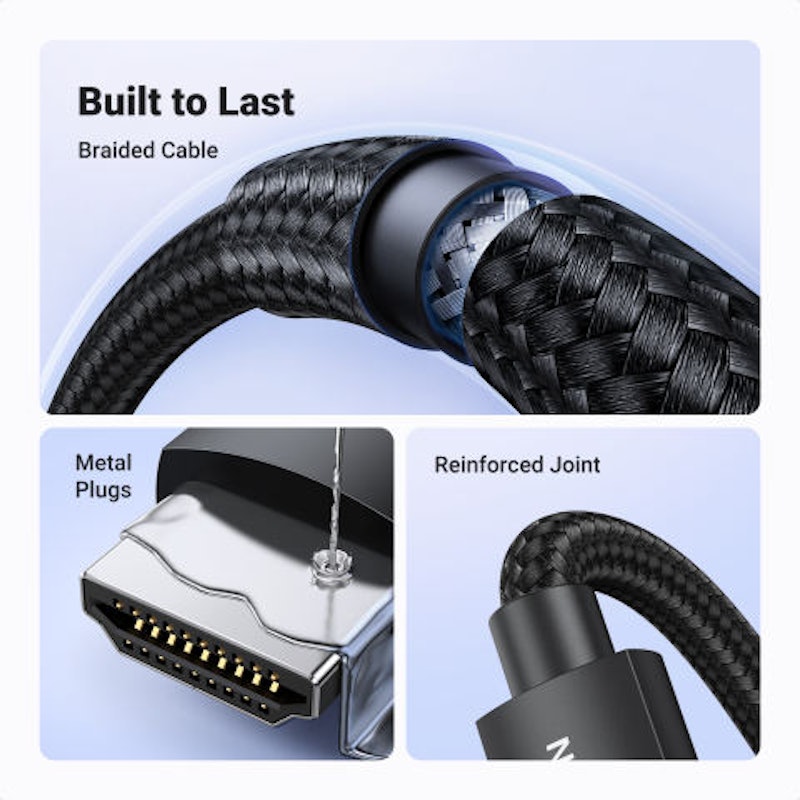 สายเคเบิล HDMI 2.1 ความเร็วสูง 3