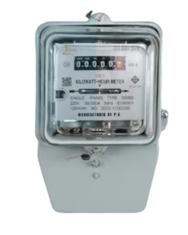 มิเตอร์ไฟฟ้า 1 เฟส 2 สาย ขนาด 30(100)A รุ่น DD-862 1