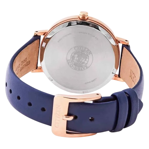 Eco-Drive Leather Lady Watch 3