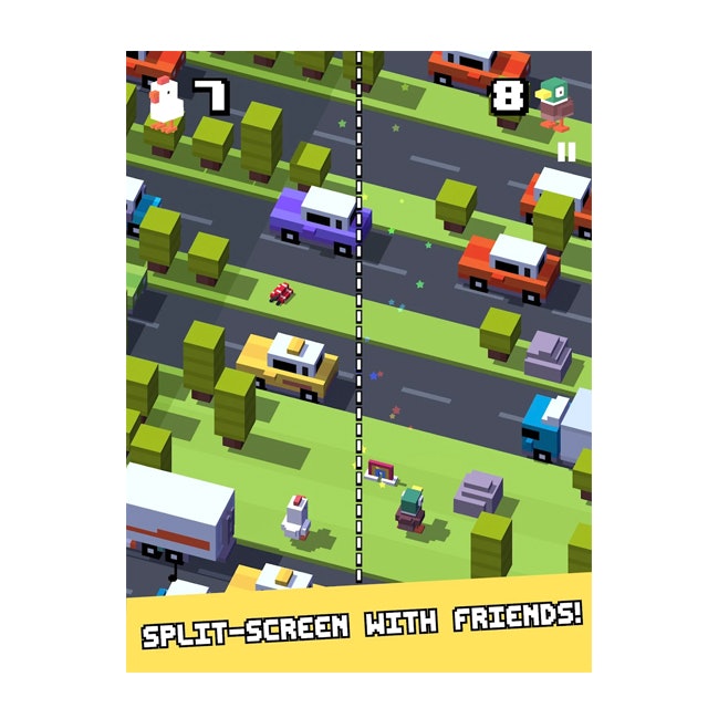 เกมออฟไลน์ มือถือ Crossy Road 3