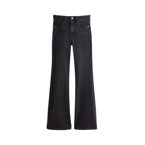 Woman Flared High Jeans 1