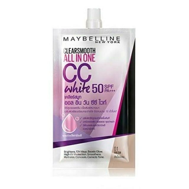 Clear Smooth All In One CC White  1