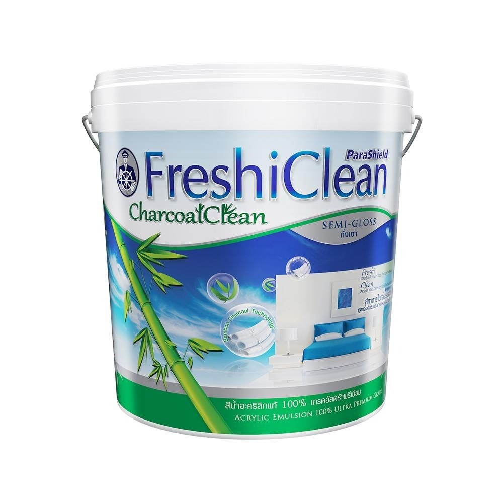 สีน้ำทาภายใน FRESHI CLEAN CHARCOAL CLEAN BASE A  1