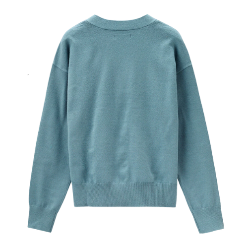 Women Chunky V-neck Loose Cardigan 2