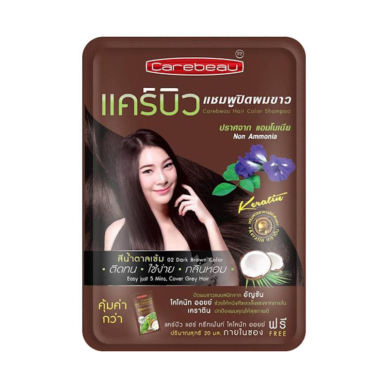 Hair Color Shampoo Reddish Brown 1