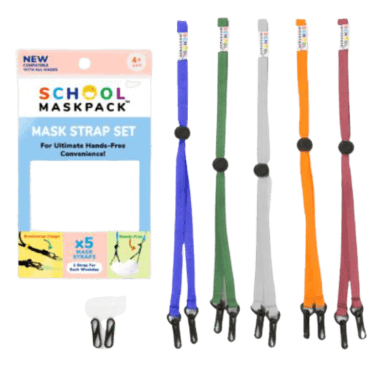 สายคล้องแมสก์ SchoolMaskPack™ สายคล้องหน้ากากสำหรับเด็ก รุ่น Smart Color 1