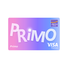 บัตรอิออน PRiMO Digital Credit Card