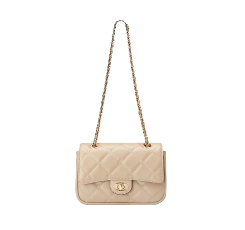 GREENBERRY Mini Crossbody Flap Beige 1