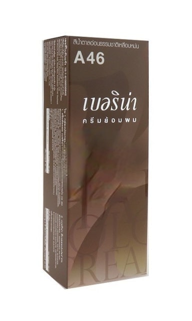 สีผม Ash Brown Hair Color Cream Light Ash Brown A46 1