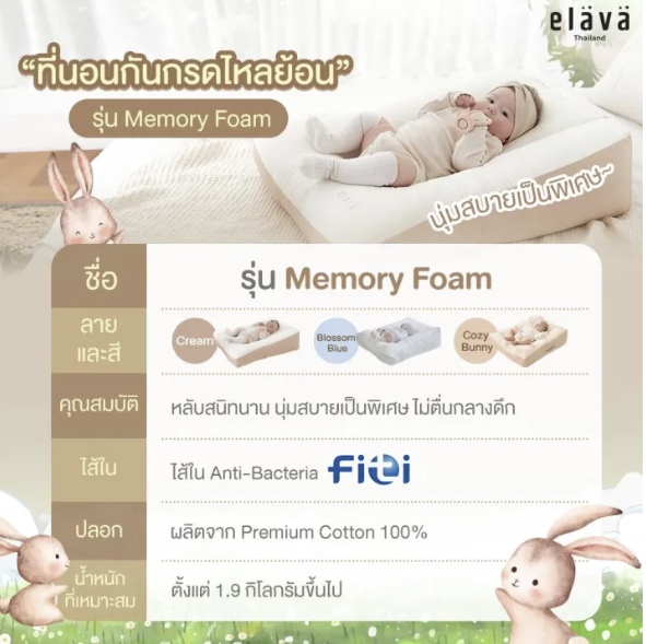 ที่นอนสำหรับเด็กทารก Memory Foam 3