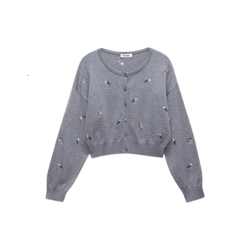 Floral Embroidery Cardigan 3