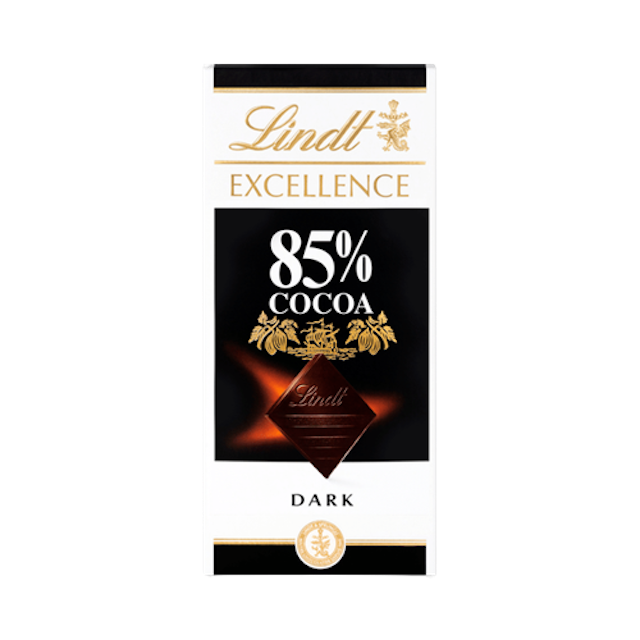ดาร์กช็อกโกแลต Lindt Excellence สูตรโกโก้ 85% รูป 1