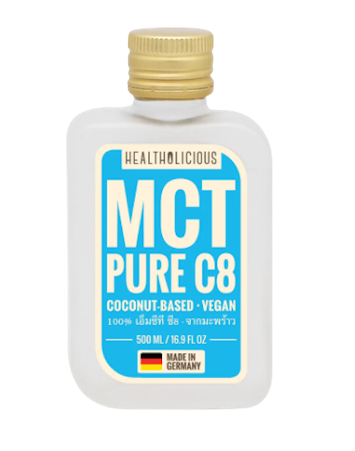 MCT Oil C8 Pure เอ็มซีทีออยล์ น้ำมันมะพร้าว 1