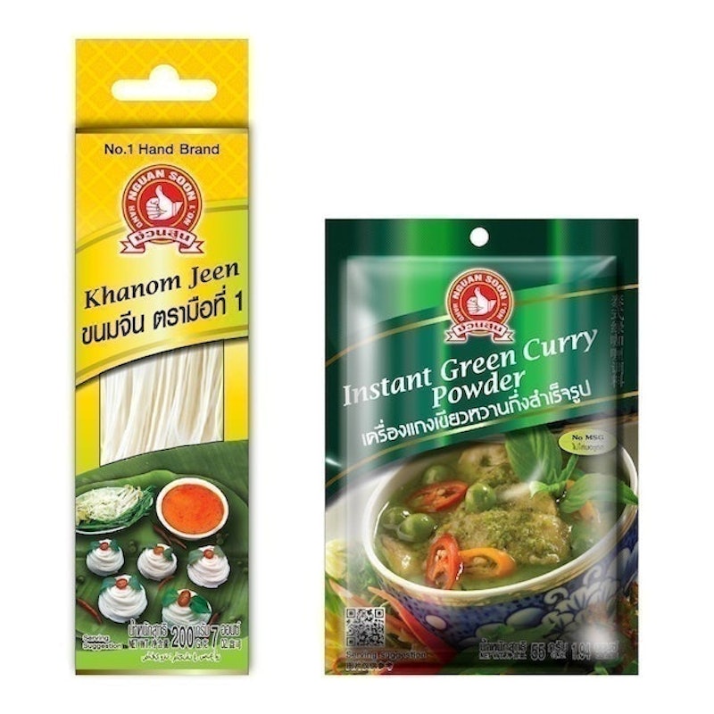 ของไหว้ ร.5 ขนมจีน + เครื่องแกงเขียวหวานกึ่งสำเร็จรูป 1