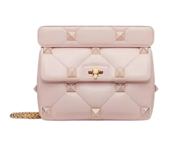 กระเป๋า Valentino รุ่น Medium Roman Stud The Shoulder Bag In Nappa With Chain And Enameled Studs  1