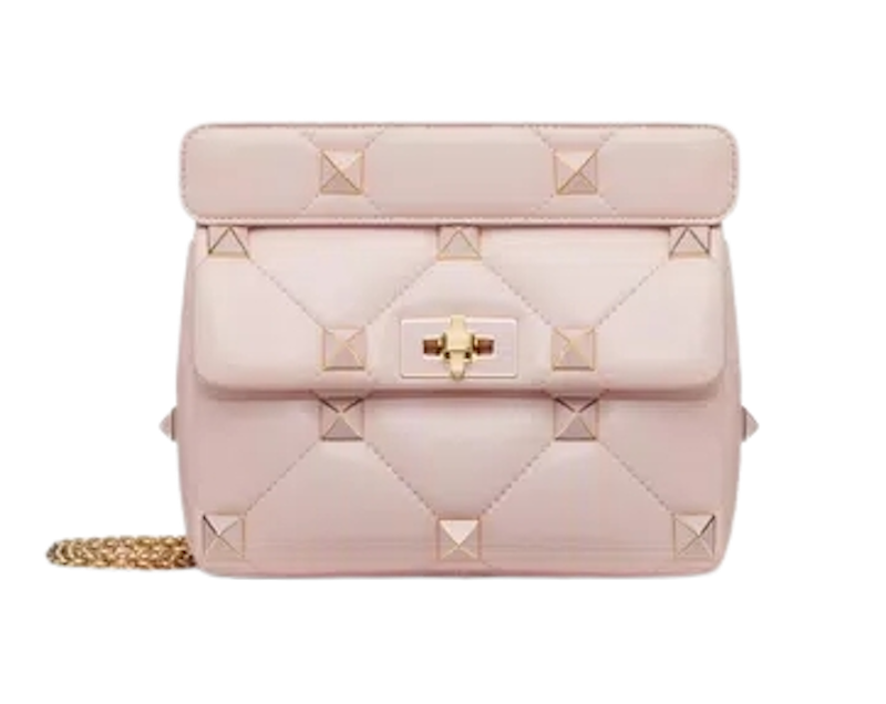 กระเป๋า Valentino รุ่น Medium Roman Stud The Shoulder Bag In Nappa With Chain And Enameled Studs 1