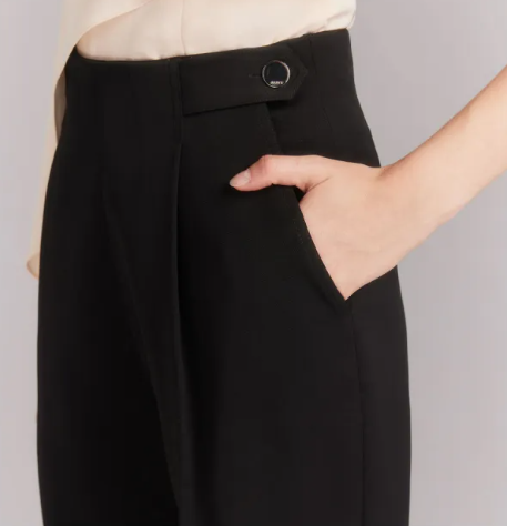 Rosette High Waisted Tapered Pants 3