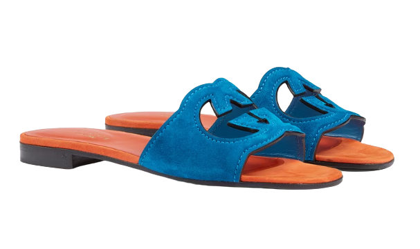 รองเท้าผู้หญิง GUCCI รุ่น Women's Interlocking G Cut-Out Slide Sandal 6