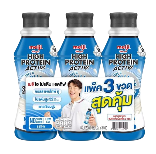 นมสดพาสเจอร์ไรซ์ High Protein สูตรไม่เติมน้ำตาล 1