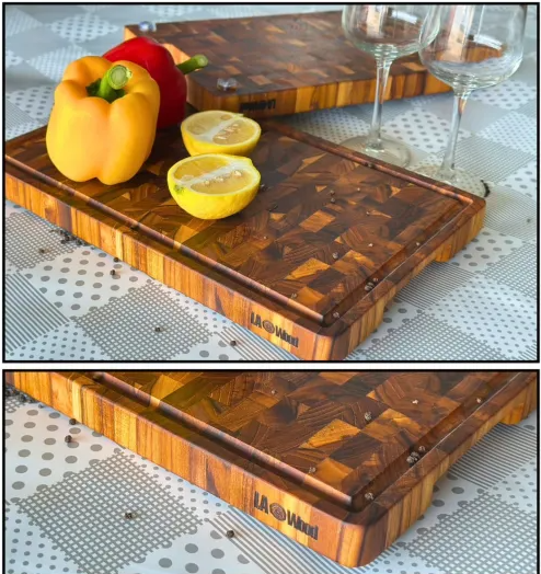 เขียงไม้สัก End Grain 3