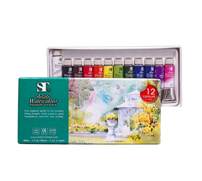 10 สีน้ำ ยี่ห้อไหนดี ปี 2026 รวมแบบหลอด แบบตลับ 3