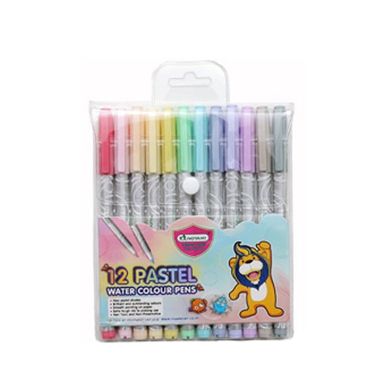 ปากกาสีพาสเทล 12 สี 2