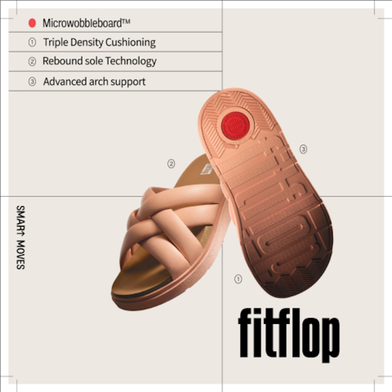 รองเท้าแตะแบบรัดส้นผู้หญิง รุ่น Surff Webbing Back-Strap 3