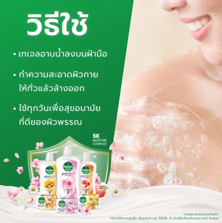 Shower Gel Proskin Hydrating Peach 450g 2