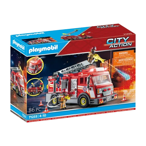 Fire Truck with Flashing Lights  1