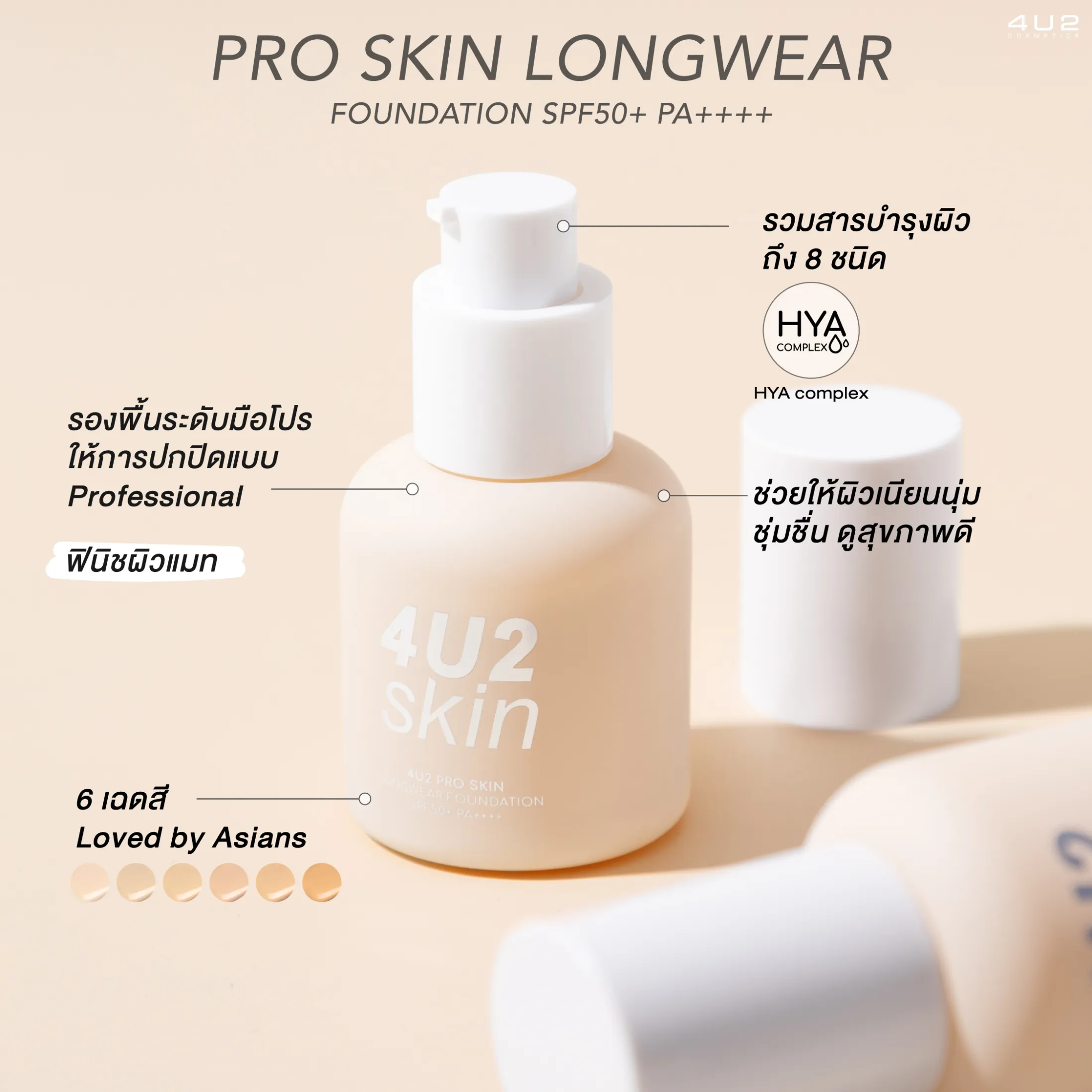 Skin Pro Skin Longwear Foundation SPF50+ PA++++ 35g 2