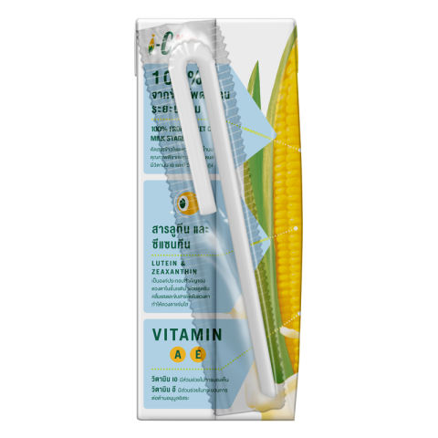 I-Corn น้ำนมข้าวโพด 100% สูตรไม่เติมน้ำตาล 2