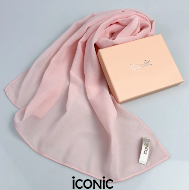 JEWEL SILK CHIFFON SCARF 2