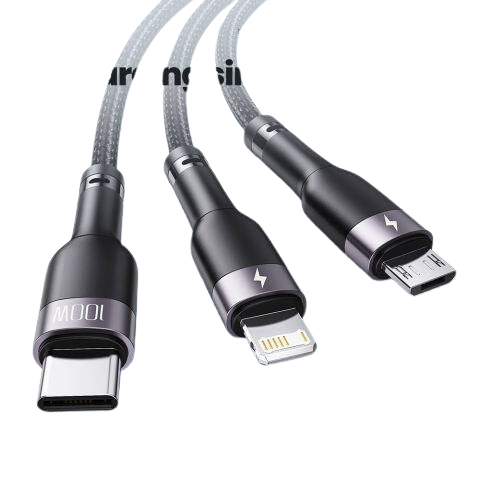 สาย USB 3 In 1 สำหรับชาร์จเร็ว 1