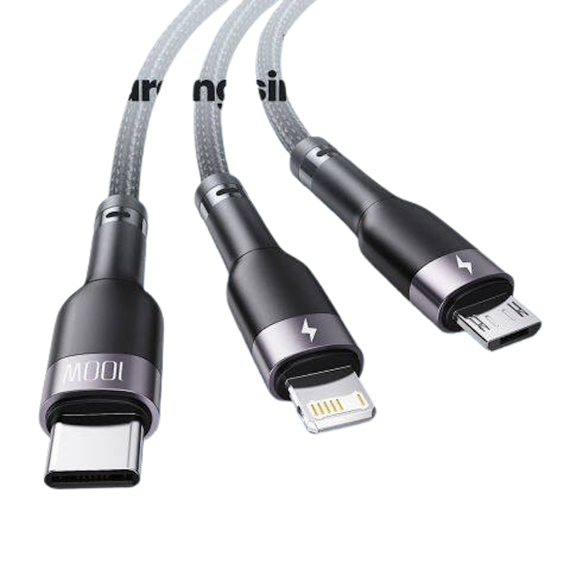 สาย USB 3 In 1 สำหรับชาร์จเร็ว 1